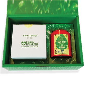 All Day Loose Leaf Oolong Tea Bag Brewing Set – 20 bags Tea Caddy